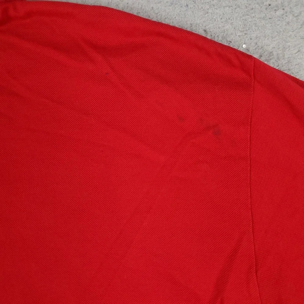 Ralph Lauren Polo Golf Mens 2XL Red Short Sleeve Cotton Pique Polo Shirt